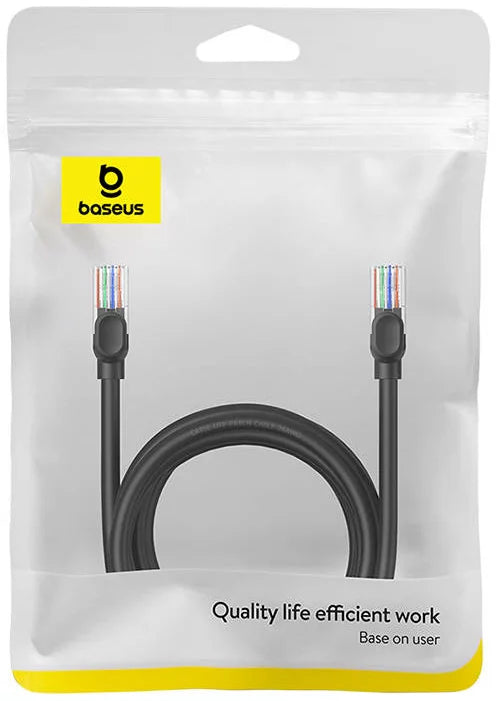 Baseus Netzwerkkabel, UTP, Cat5, 3m, Schwarz B00133206111-04