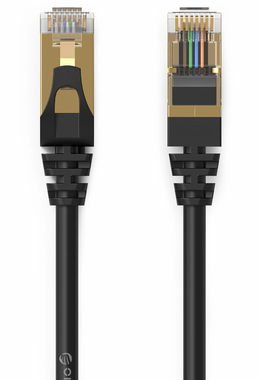 Orico PUG-C7 Netzwerkkabel, UTP, Cat7, 3m, Schwarz