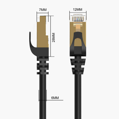 Orico Netwerkkabel PUG-C7, UTP, Cat7, 2m, Zwart