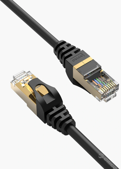 Orico PUG-C7 Netzwerkkabel, UTP, Cat7, 3m, Schwarz