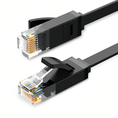 UGREEN NW102 Flat Netwerkkabel, UTP, Cat6, 2m, Zwart