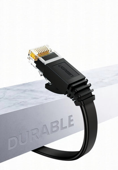 UGREEN NW102 Flat Netwerkkabel, UTP, Cat6, 2m, Zwart