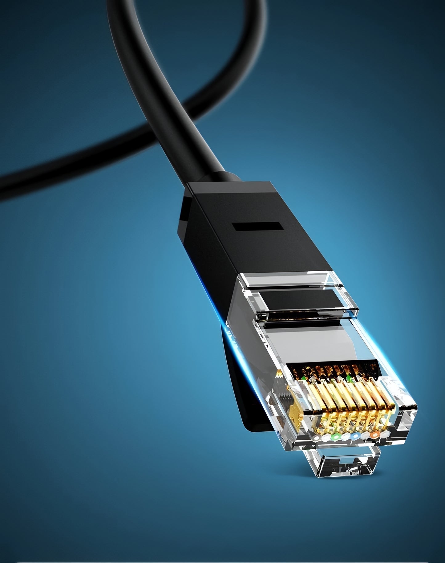 UGREEN NW102 Netzwerkkabel, UTP, Cat6, 15m, Schwarz