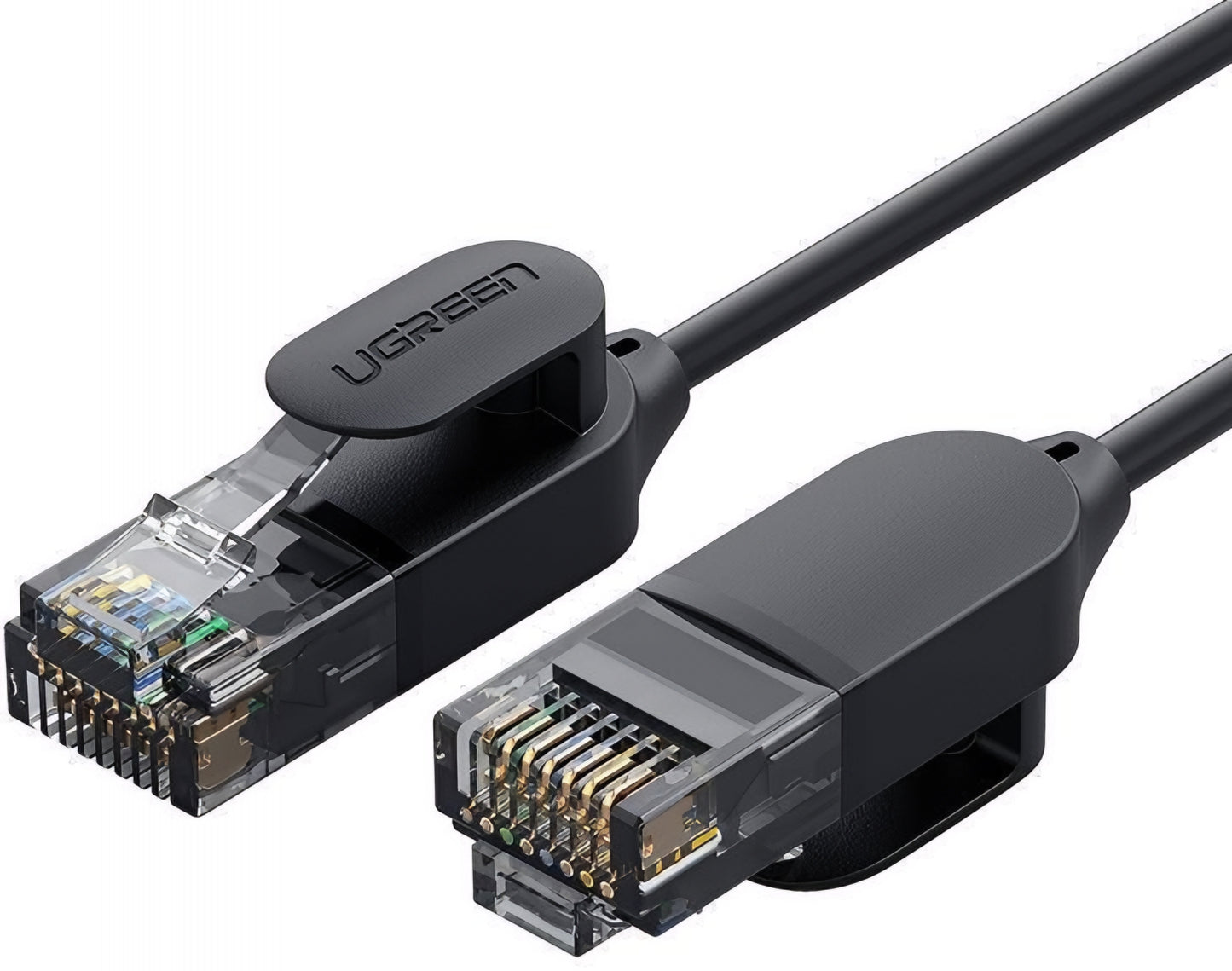 Netzwerkkabel UGREEN NW122, UTP, Cat6A, 1.5m, Schwarz