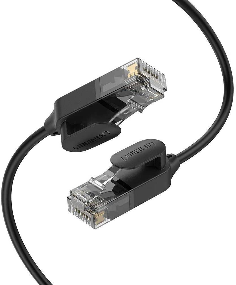 Netzwerkkabel UGREEN NW122, UTP, Cat6A, 1.5m, Schwarz
