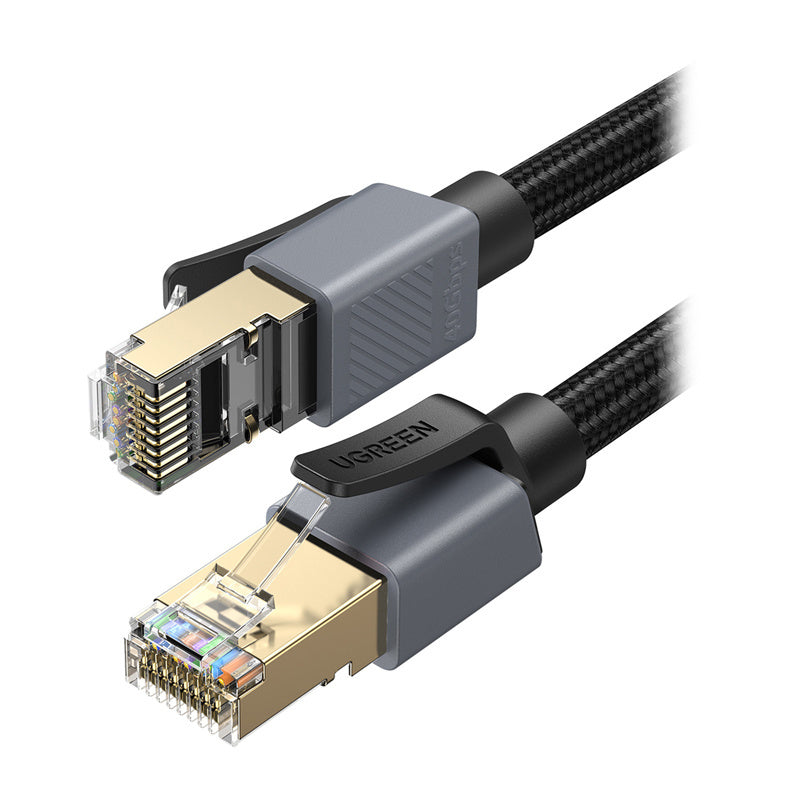 UGREEN NW343 Netzwerkkabel, UTP, Cat8, 3m, Schwarz