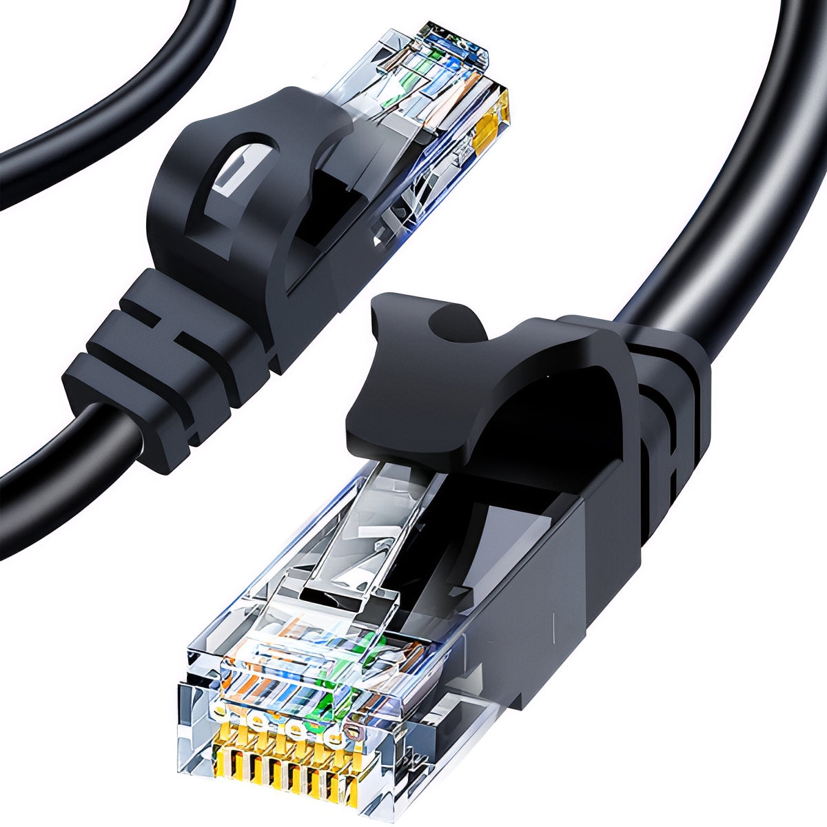 Netwerkkabel XO Design GB007, UTP, Cat6, 1m, Zwart