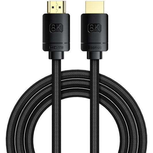 Câble Vidéo Baseus Haute Définition, HDMI - HDMI, 8K, 2m, Noir CAKGQ-K01