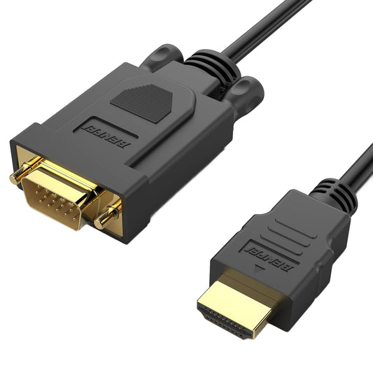 Câble Vidéo Benfei, HDMI - VGA, 1080P, 0,9m, Noir