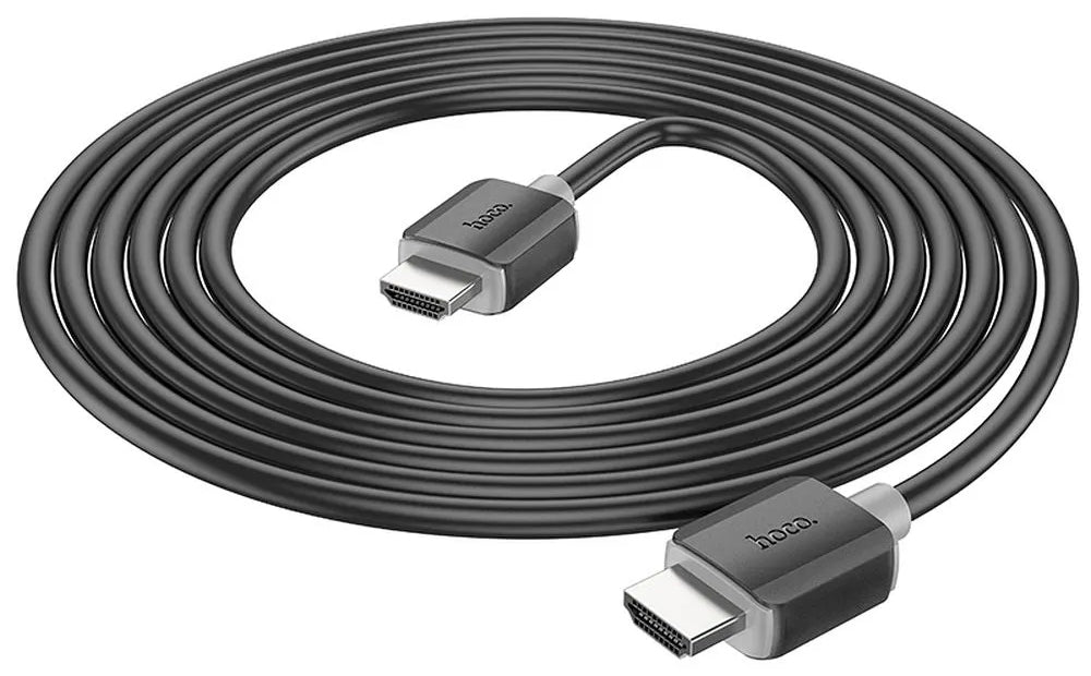 Câble Vidéo HOCO US08, HDMI - HDMI, 4K, 1m, Noir