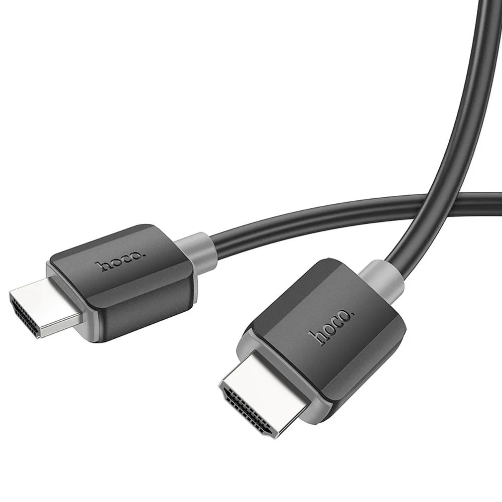 Câble Vidéo HOCO US08, HDMI - HDMI, 4K, 2m, Noir
