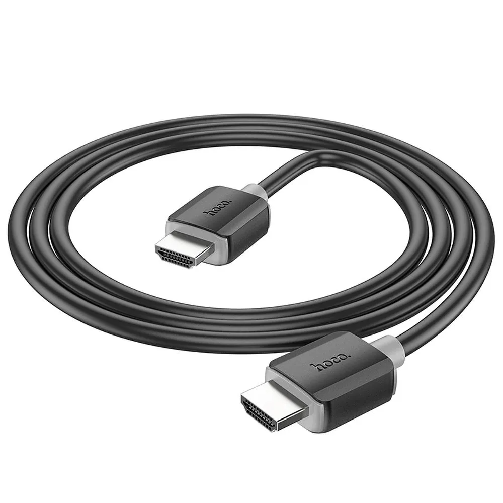Câble Vidéo HOCO US08, HDMI - HDMI, 4K, 2m, Noir