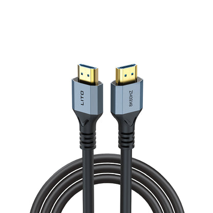 Câble vidéo Lito HD119, HDMI - HDMI, 8K, 1,8 m, Noir