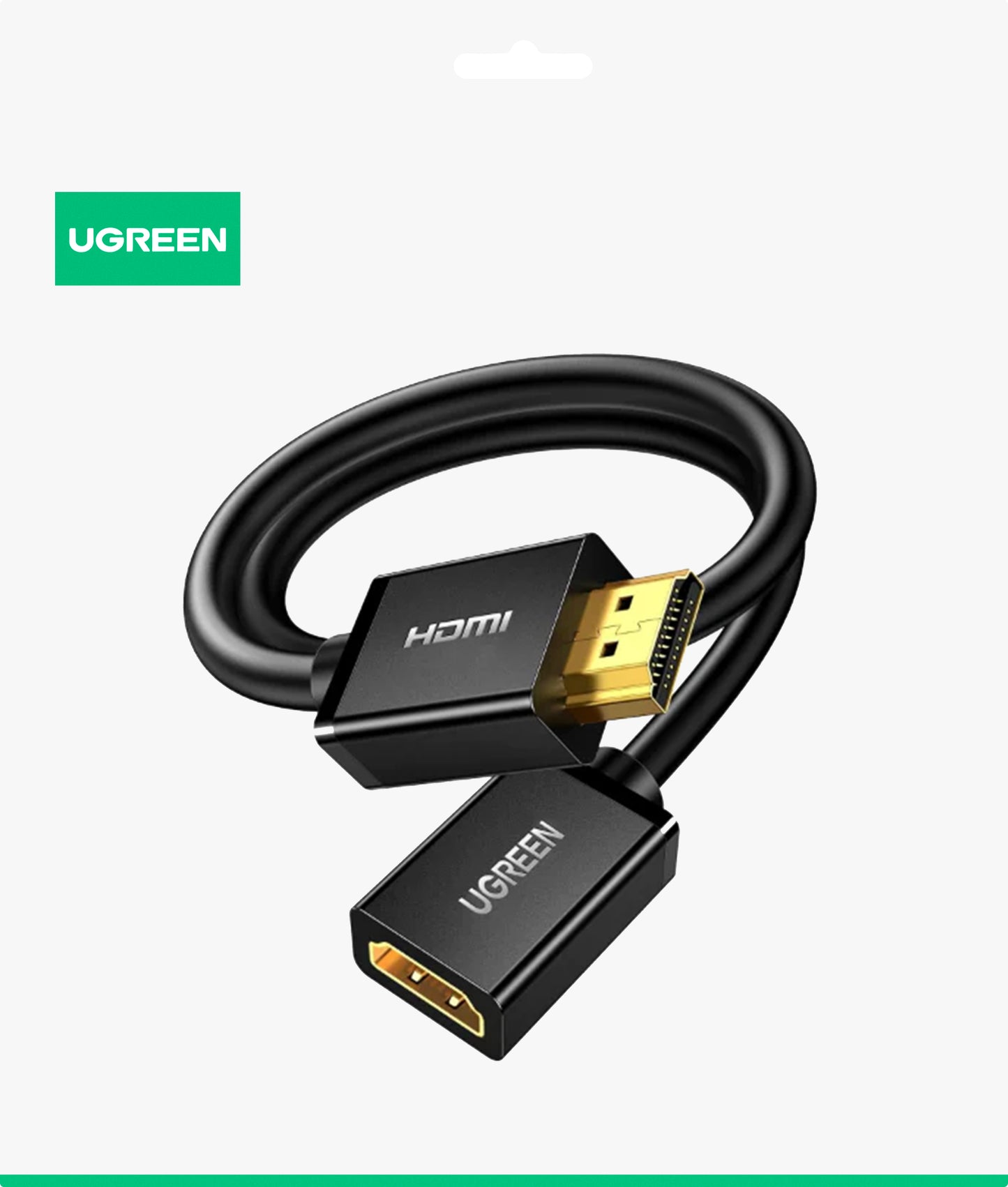 Câble Vidéo Rallonge UGREEN HD107, HDMI - HDMI, 4K, 3m, Noir