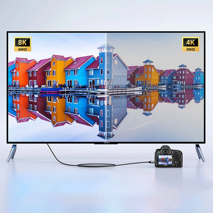 Videokabel UGREEN HD163, miniHDMI - HDMI, 8K, 2m, Gri