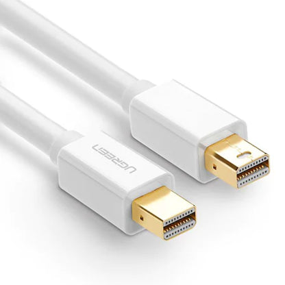 Câble Vidéo UGREEN, MiniDisplayPort - MiniDisplayPort, 4K, 2m, Blanc