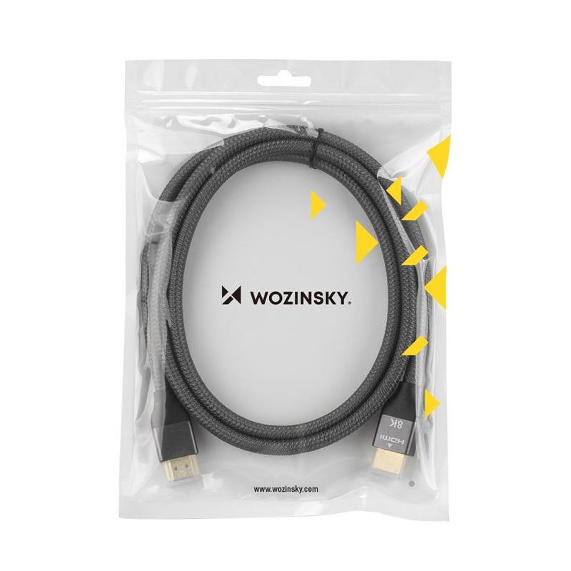 WZK Ultraboost Videokabel, HDMI - HDMI, 8K, 3m, Grijs WHDMI-30 WHDMI-30 
