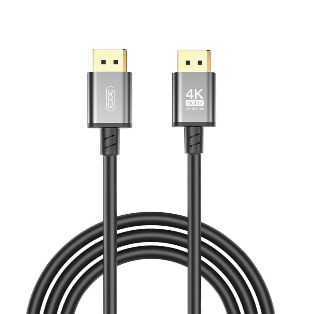 Video-Kabel XO Design GB018A, DisplayPort - DisplayPort, 4K, 3m, Schwarz