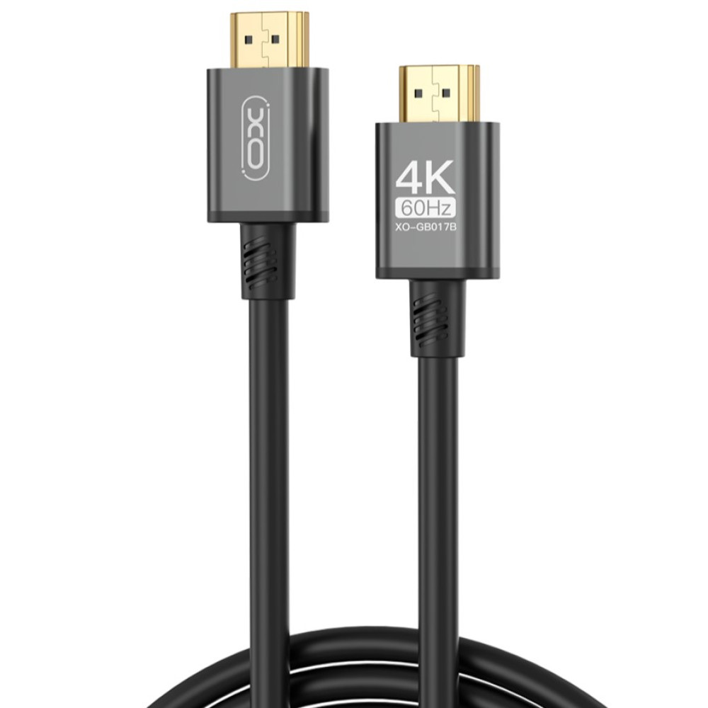 Video-Kabel XO Design GB017B, HDMI - HDMI, 4K, 5m, Schwarz