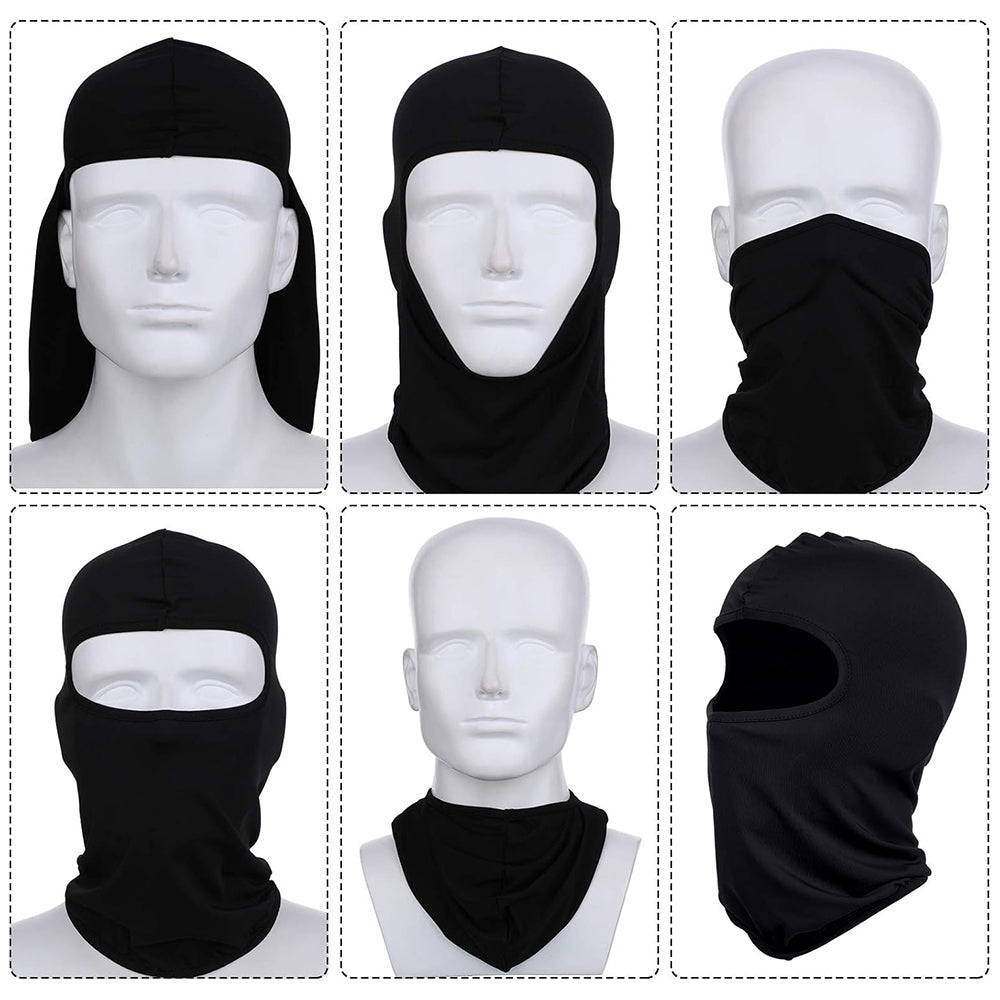 Cagula Ski Balaclava Unisex Techsuit BLC1, Schwarz