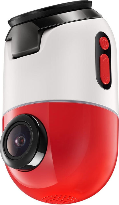 70mai Dash Cam Omni 360 X200, 1080P, 128Go, Wi-Fi, GPS, AI, contrôle vocal, écran 1.2inch, Rosie X200-128-RED