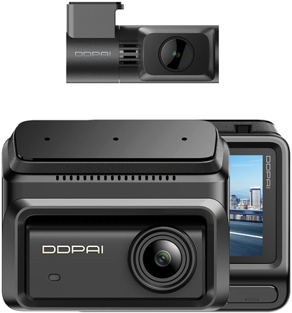 Auto-Dualkamera DDPAI Z90 Vorne Hinten, 4K, 64Gb, Wi-Fi, GPS, 3-Zoll-Display
