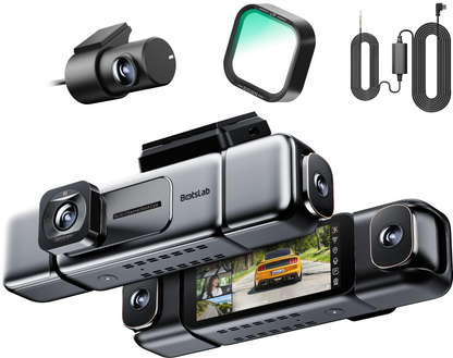 Botslab G980H 4CH Voor- en Achteruitrijcamera, 3K, Wi-Fi, GPS, 3,18 inch Display