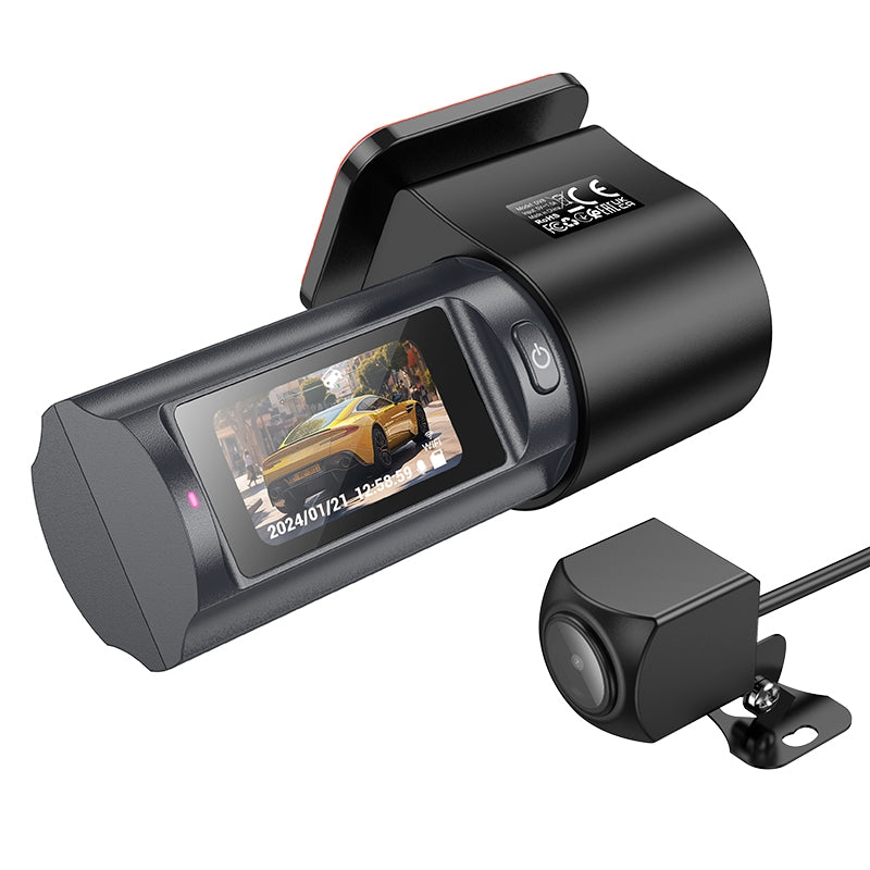 Front- und Rückfahrkamera HOCO DV8, 2K, 1,47-Zoll-Display