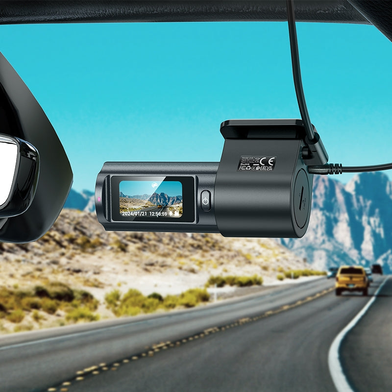 Front- und Rückfahrkamera HOCO DV8, 2K, 1,47-Zoll-Display
