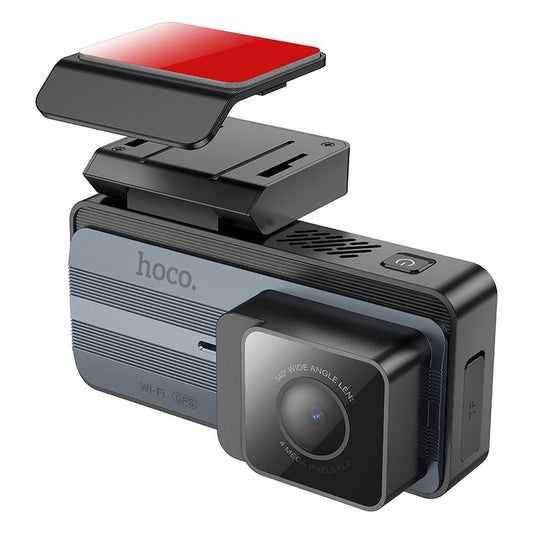 Auto Camera Voor Achter HOCO DV12, 2K, Wi-Fi, GPS, Display 3.69inch