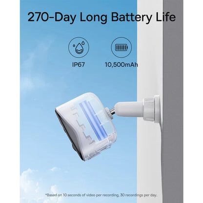 Caméra de Surveillance Baseus N1 Plus, Wi-Fi, 2K, IP67, Extérieur S0TZ002130