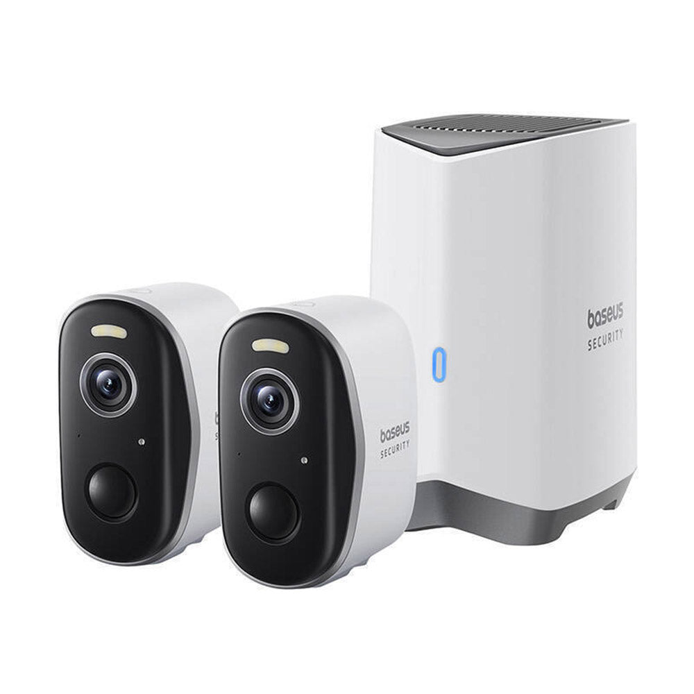 Baseus N1 Plus Überwachungskamera, Wi-Fi, 2K, IP67, Außenbereich, Set 2 Stück S0TY002131