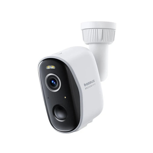Caméra de Surveillance Baseus N1, Wi-Fi, 2K, IP67, Extérieur, Set 2 pièces, Blanche A00061900113-01