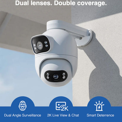 iMILAB Caméra de surveillance iMILAB EC6 Dual, Wi-Fi, 2K, IP66, Outdoor CMSXJ68A 