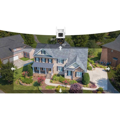 Imou Cruiser Dual 2 Pro Überwachungskamera, Wi-Fi, 2,5K + 2,5K, IP65, Außenbereich IPC-S7XFP-8U0WED