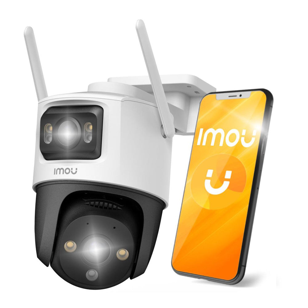 Caméra de Surveillance Imou Cruiser Dual, Wi-Fi, 2.8K + 2.8K, IP66, Extérieur, Blanche IPC-S7XP-10M0WED-0360B