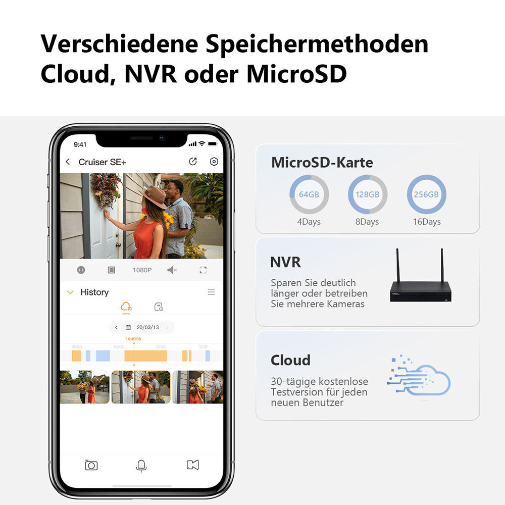 Caméra de Surveillance Imou Cruiser SE+, Wi-Fi, 3K, IP66, Extérieur IPC-K7CP-5H1WE