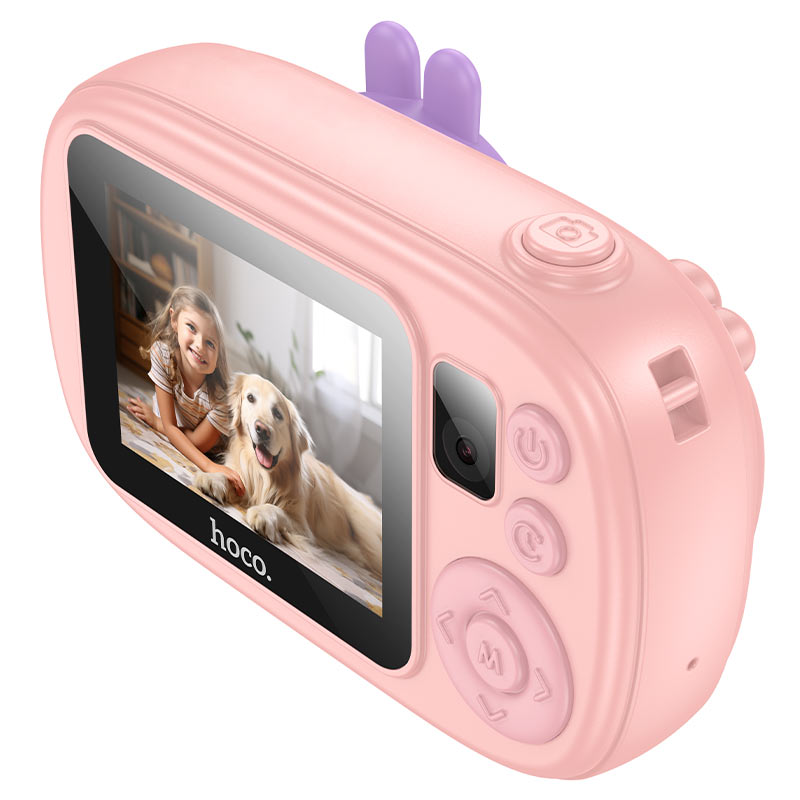 Digitale Camera HOCO DV205 Kids, 720P, 1MP, Roze