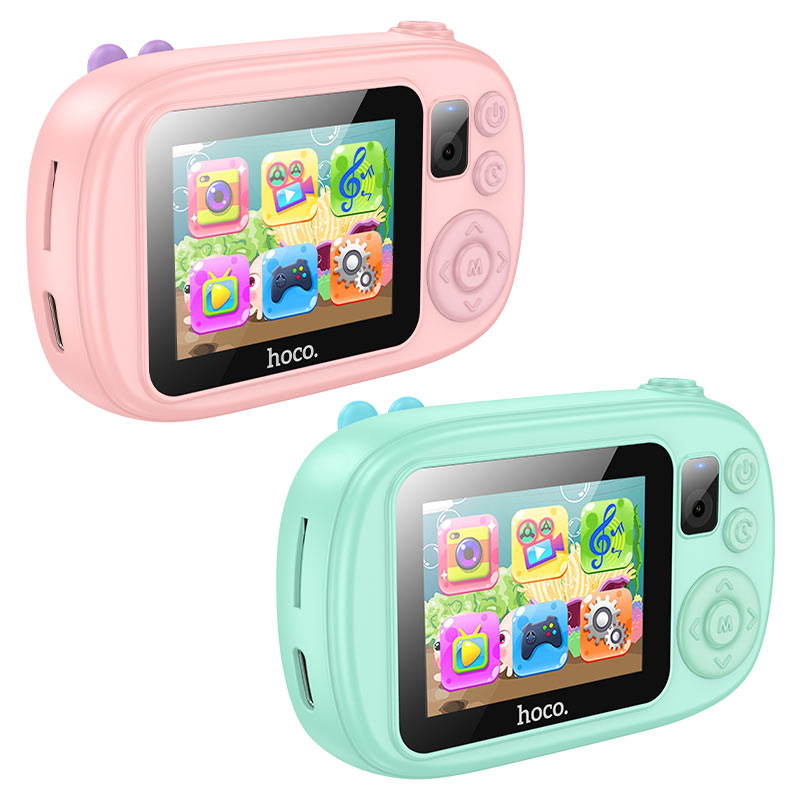 Appareil Photo Numérique HOCO DV205 Kids, 720P, 1MP, Bleu
