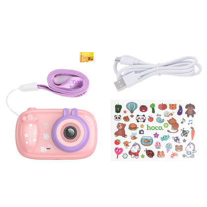 Digitale Camera HOCO DV205 Kids, 720P, 1MP, Roze