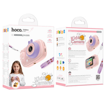 Digitale Camera HOCO DV205 Kids, 720P, 1MP, Roze