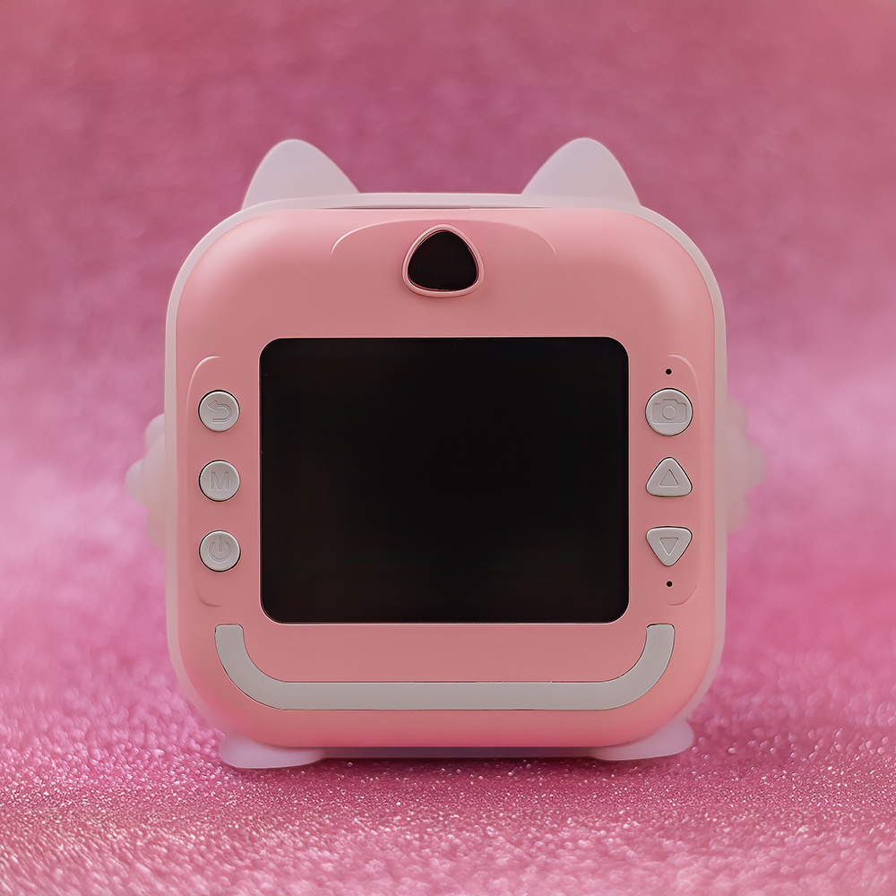 Digitale camera met afdrukfunctie MaXlife MXPC-100 Kids, Roze
