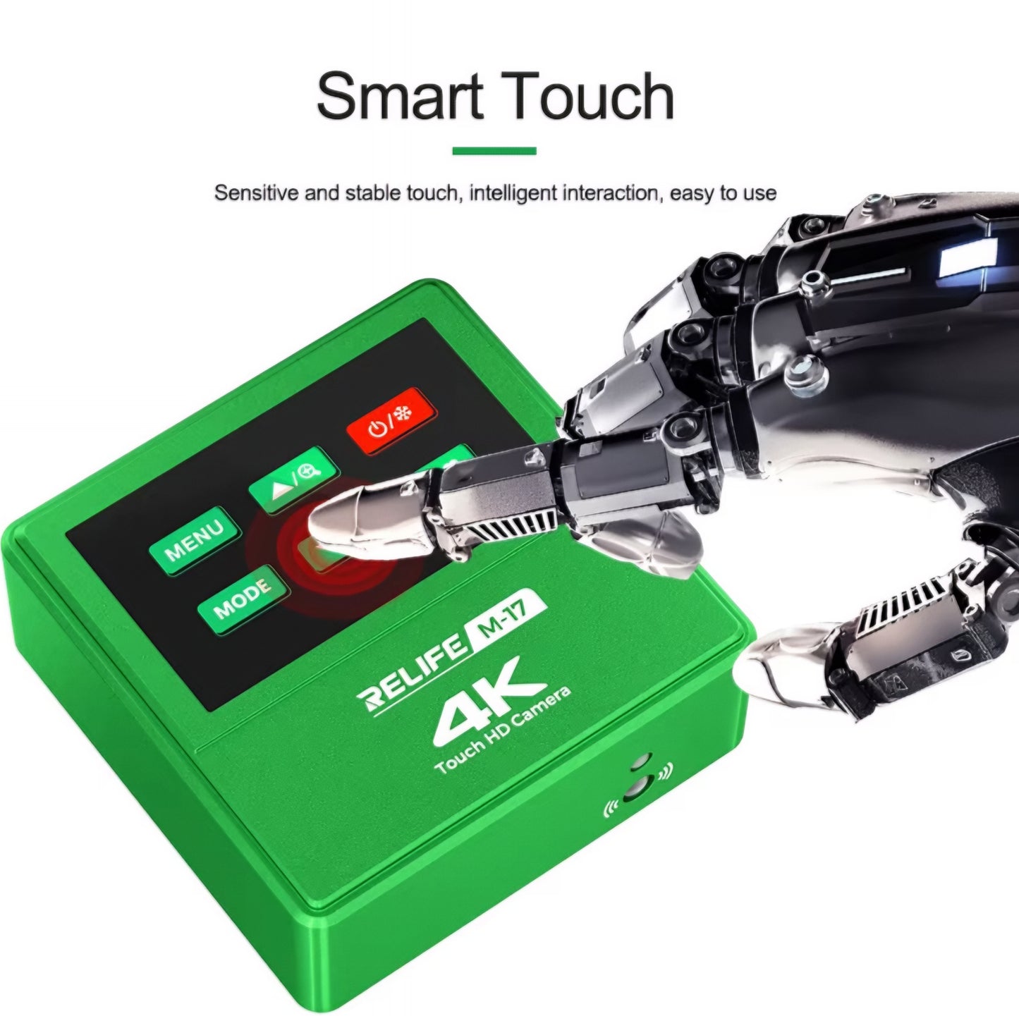 Caméra Microscope avec Contrôle Tactile Relife M-17, 4K