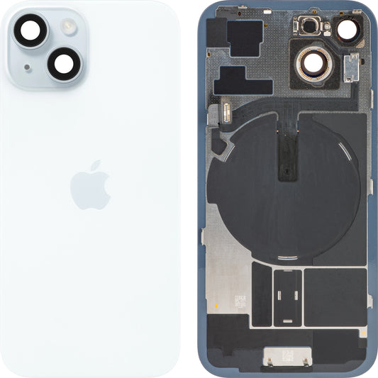 Apple iPhone 15 Batterijdeksel, Blauw, Wissel