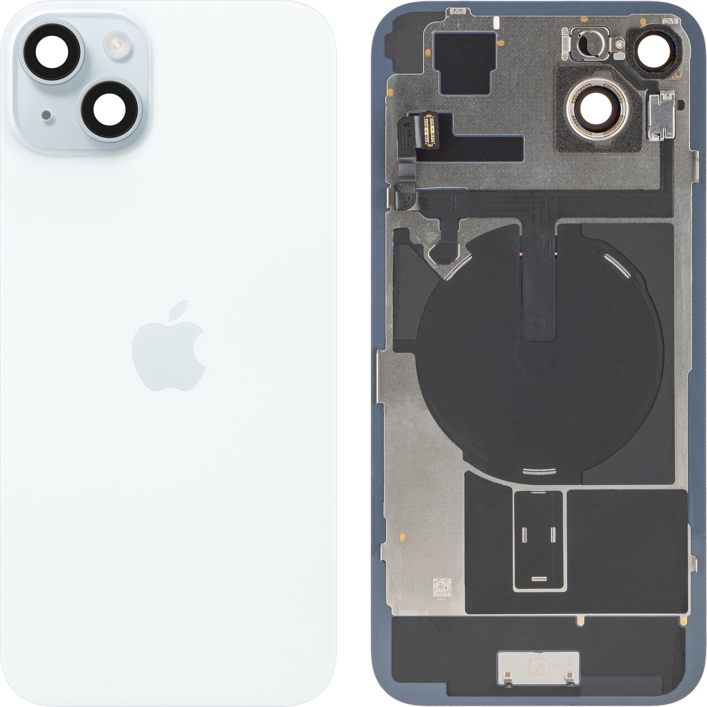 Apple iPhone 15 Plus batterijdeksel, blauw, verwisselbaar 