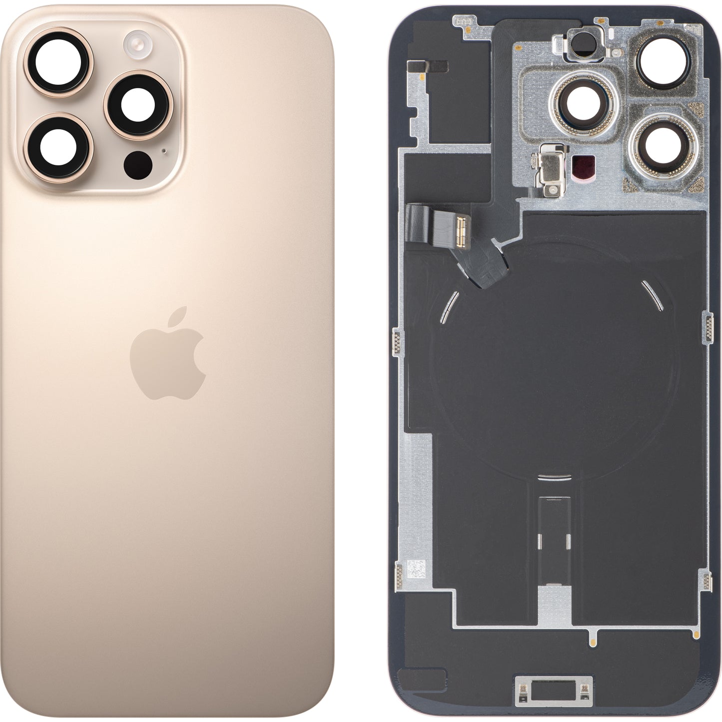 Batterijdeksel Apple iPhone 16 Pro Max, Goud (Desert Titanium), Swap