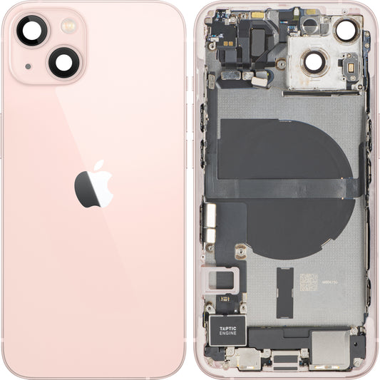 Apple iPhone 13 Batterijklep, Met Middenbehuizing, Complete Onderdelen, Roze, Premium Swap