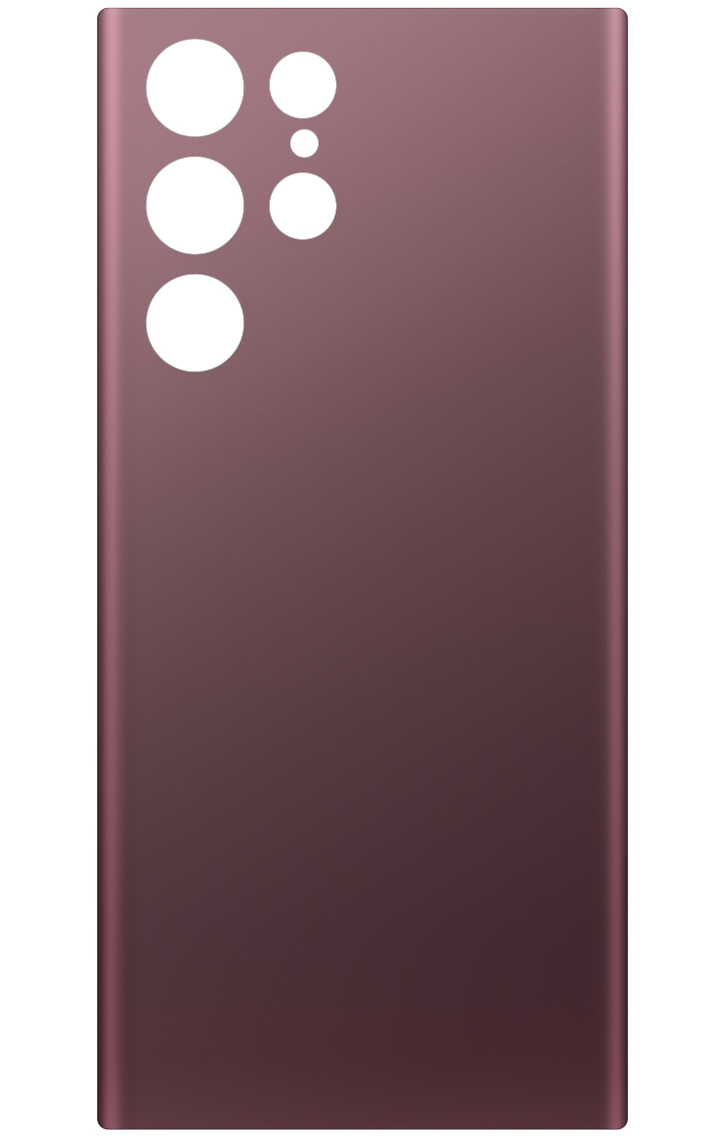 Cache Batterie compatible avec Samsung Galaxy S22 Ultra 5G S908, Bordeaux