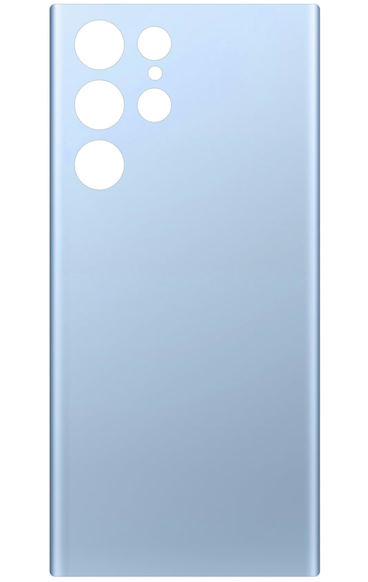 Couvercle de batterie compatible avec Samsung Galaxy S22 Ultra 5G S908, Bleu