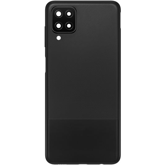 Batterijklep compatibel met Samsung Galaxy A12 A125, Zwart